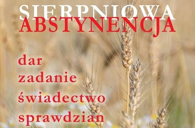 SIERPIEŃ MIESIĄC ABSTYNENCJI - zdjęcie